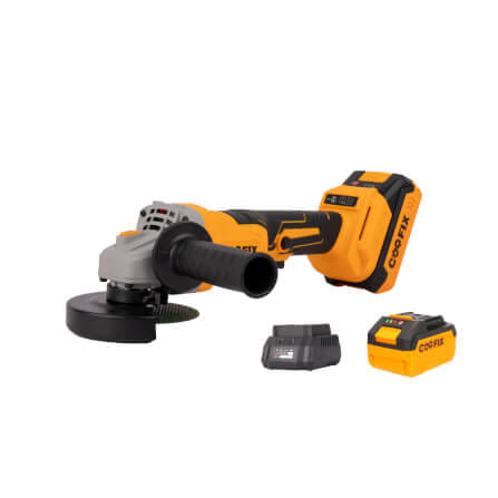เครื่องเจียรไร้สาย (พร้อมแบตเตอรี่) COOFIX รุ่น CF-CAG005 4 นิ้ว แบตเตอรี่ 4.0AH_0